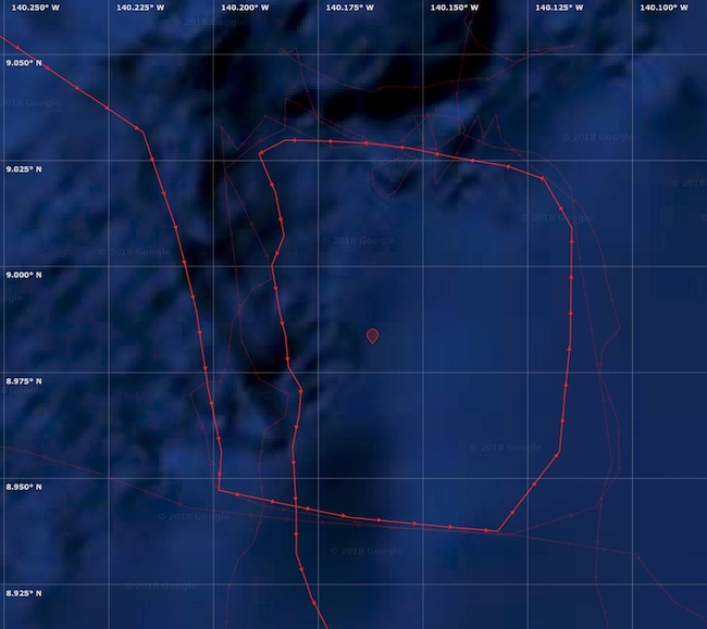 SD track around buoy