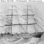 CSS Shenandoah. 19th Century artwork.