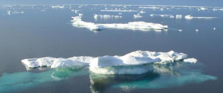 RUSALCA 2012 Multi-year ice fragments in the Chukchi Sea in late summer. Photo by D. Petrova