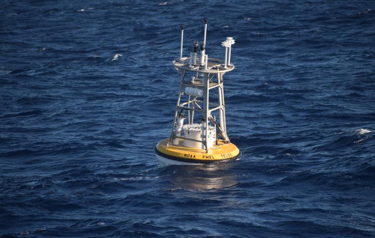 TELOS mooring deployed off the coast of Hawaii in November 2019