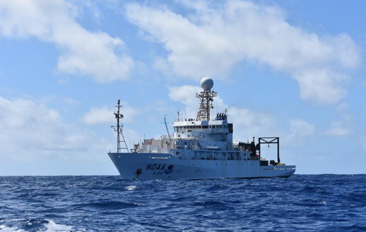 NOAA Ship Ronald H. Brown during ATOMIC