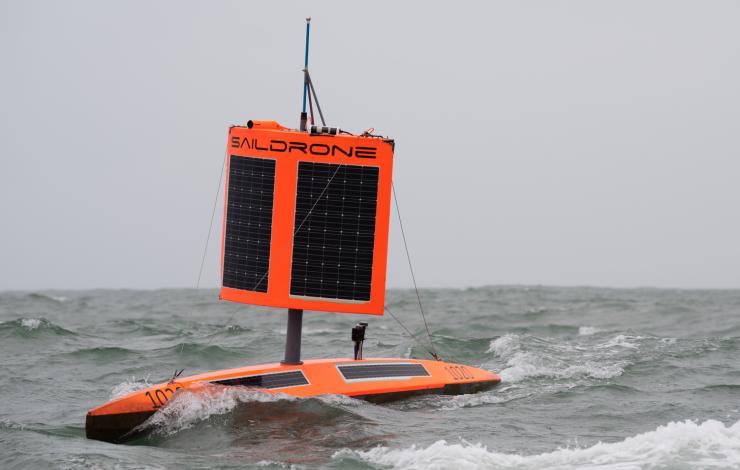 Saildrone 1020 completes the 22,000 kilometer mission to circumnavigate Antarctica in 196 days.