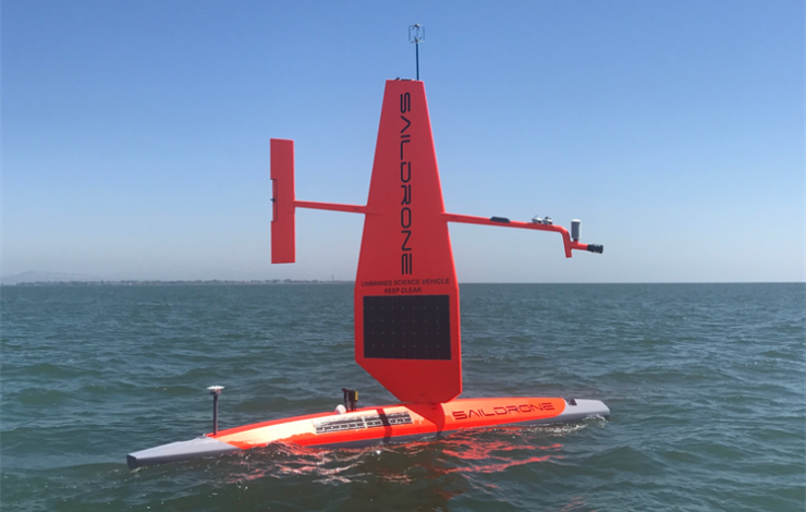 Saildrone SD1006 starting its journey from San Francisco, California, to the SPURS-2 region in the eastern tropical Pacific. 