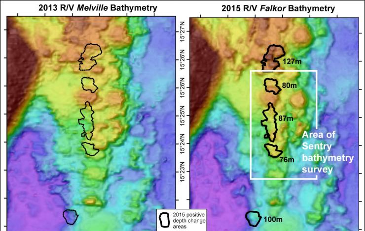 Bathymetry map