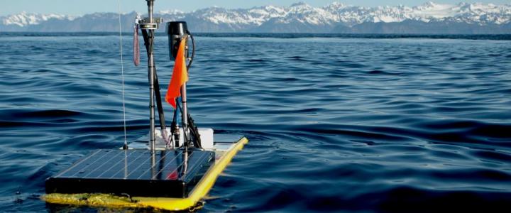 photo of wave glider in Alaska