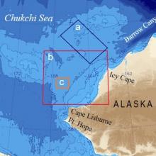 Map of the study area and reference zones for freeze onset