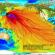 image of energy map of 2011 Japan tsunami