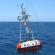 photo of TAO carbon dioxide buoy being deployed