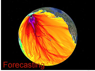 Image of energy plot on globe - Forecasting
