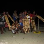 Traditional "panpipe" band