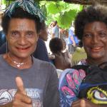 Women coming to see the glider work, Ponam Island, Papua New Guinea