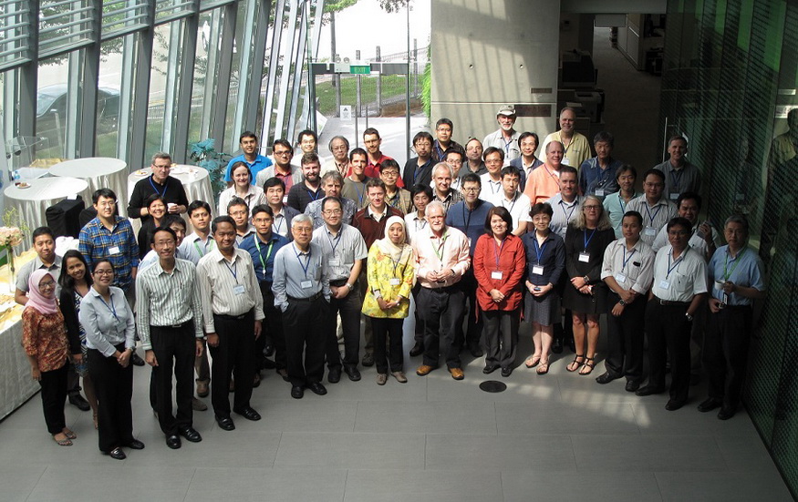 Group photo, The First International YMC Workshop, Singapore, 27-30 January 2015